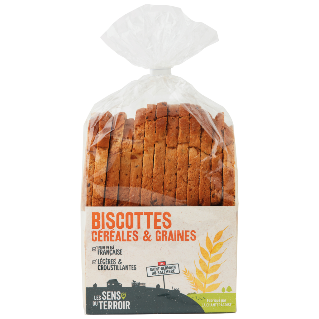 Biscottes graines et céréales - Les Sens du Terroir