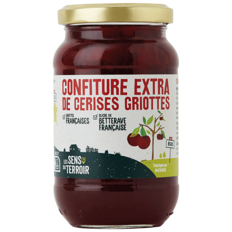 Confiture extra de cerises griottes