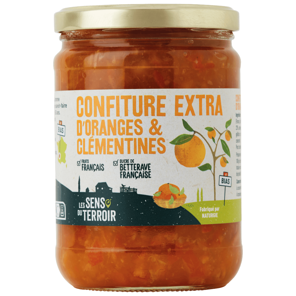 Confiture extra de clémentines et oranges - Les Sens du Terroir