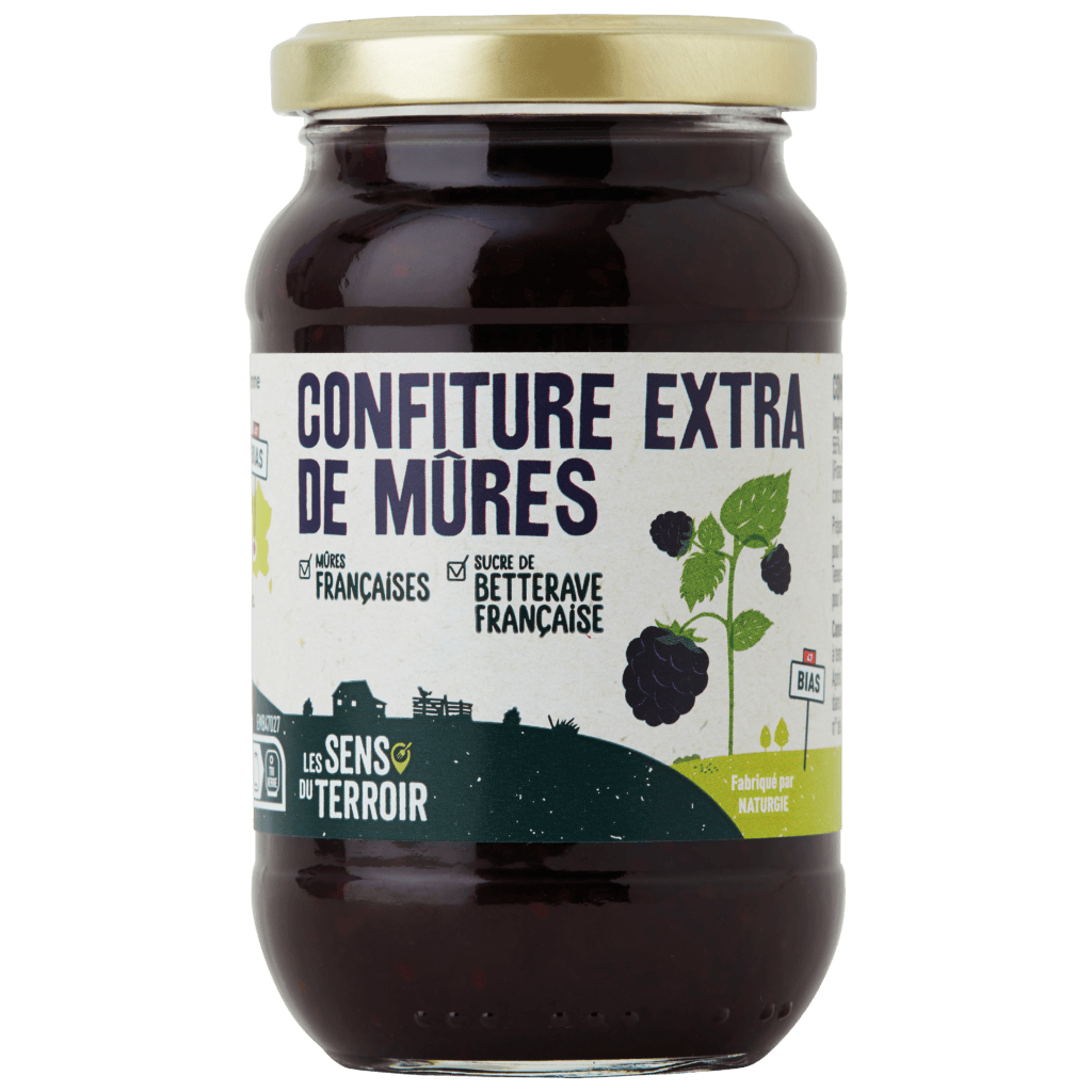 Confiture extra de mûres - Les Sens du Terroir