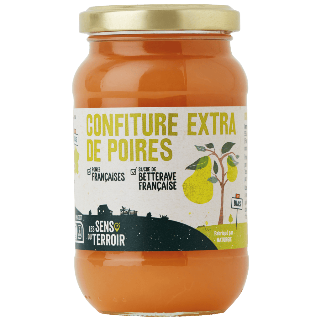 Confiture extra de poire - Les Sens du Terroir