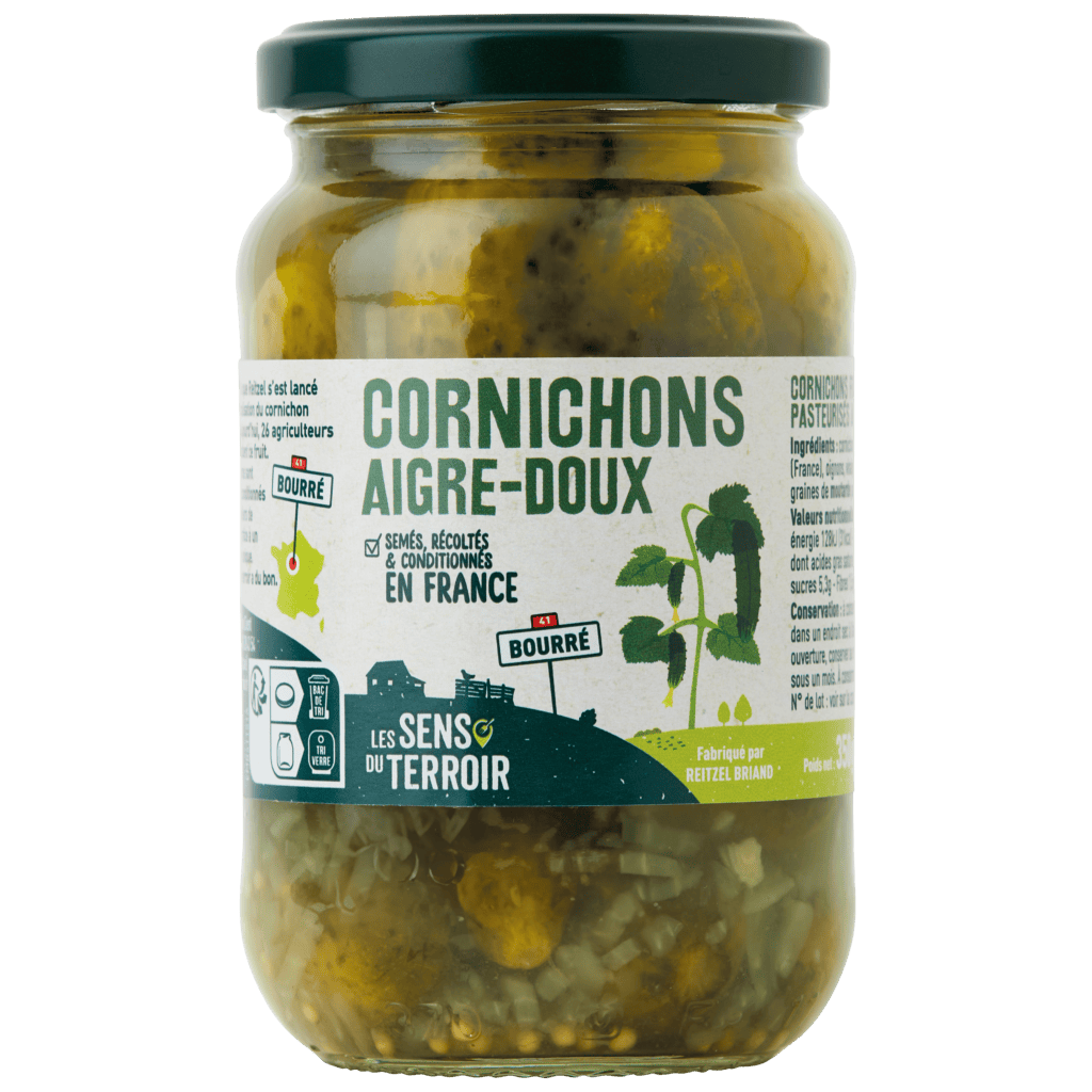 Cornichons aigre doux - Les Sens du Terroir