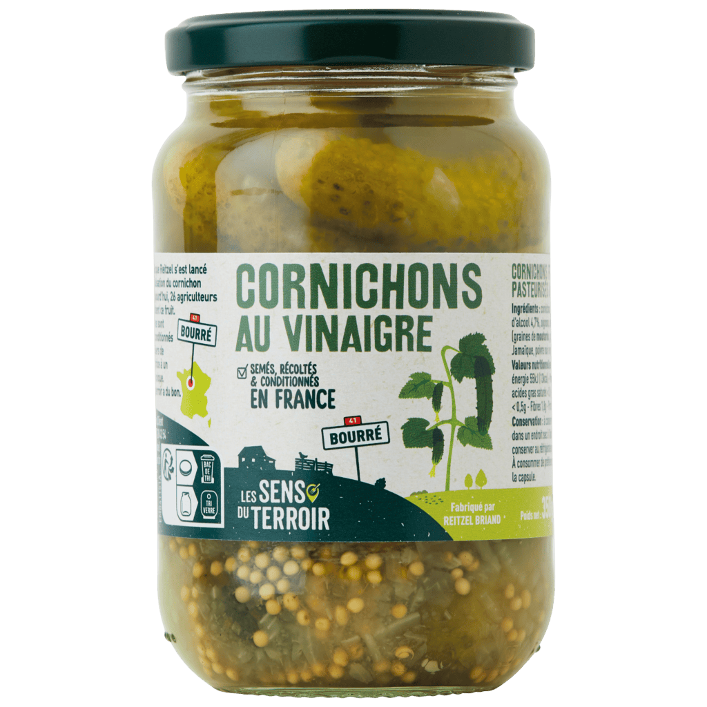 Cornichons au vinaigre - Les Sens du Terroir