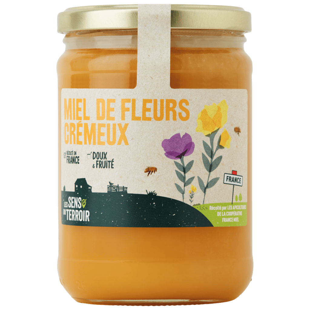 Miel de fleurs crémeux - Les Sens du Terroir