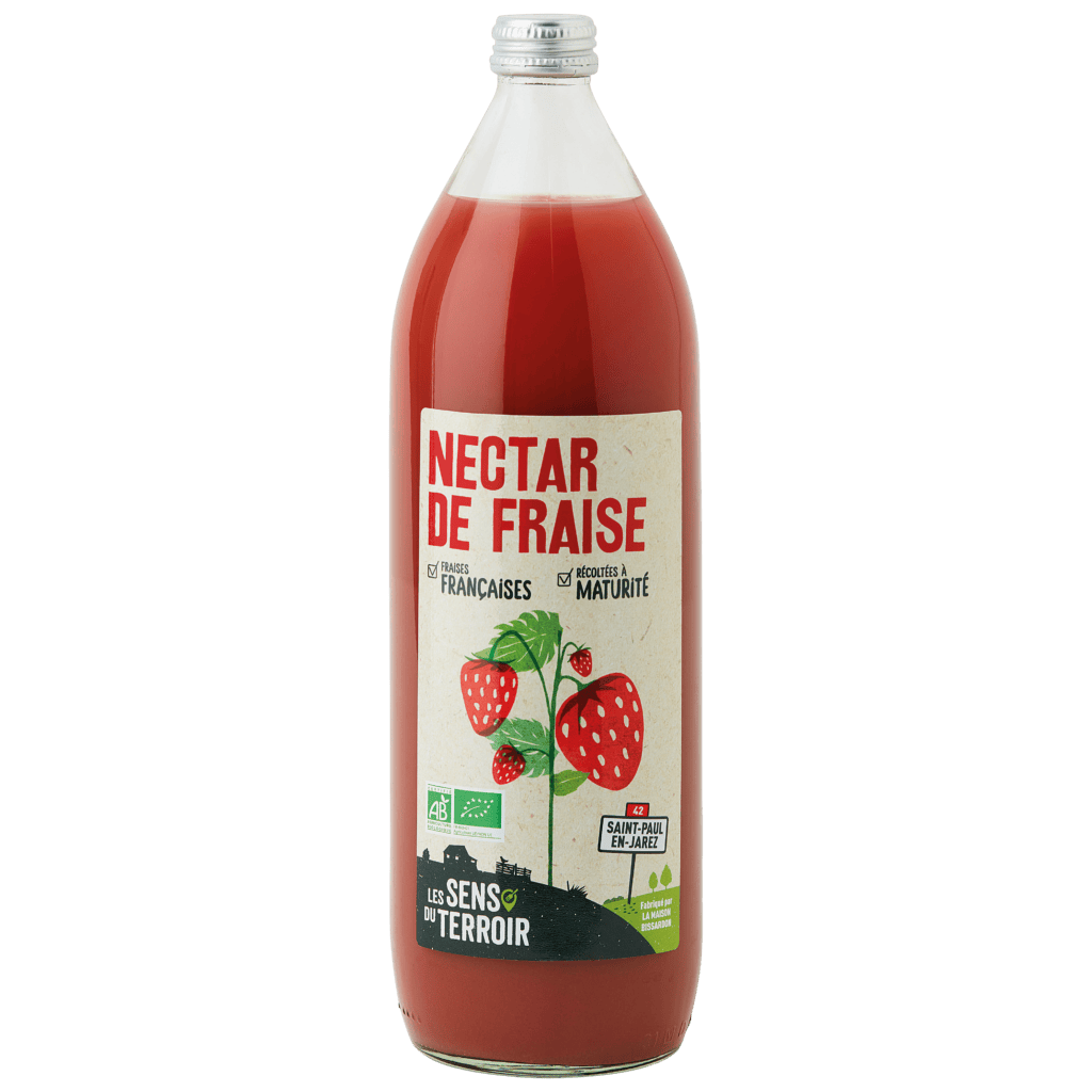 Nectar de fraise BIO - Les Sens du Terroir