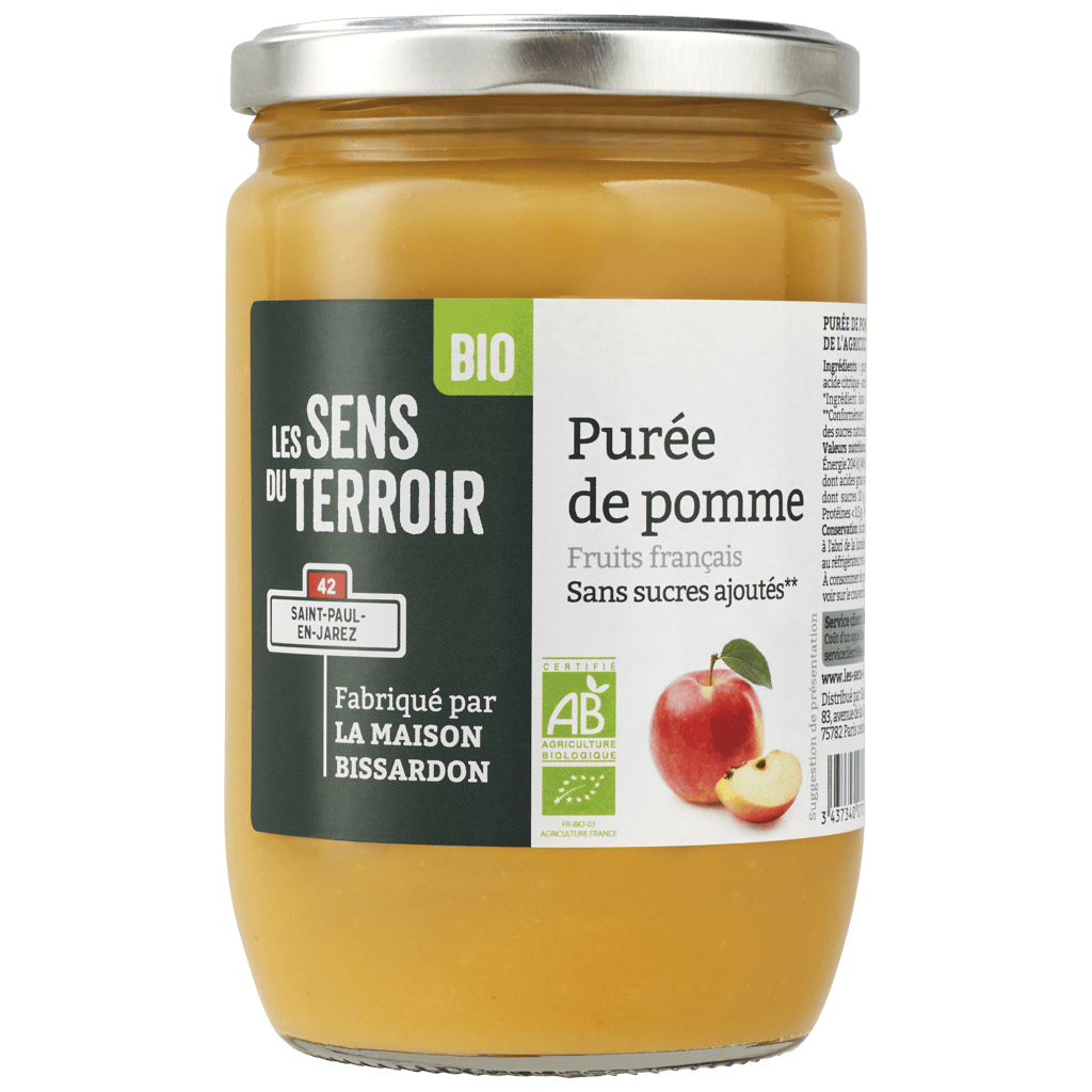 Purée de pomme BIO - Les Sens du Terroir