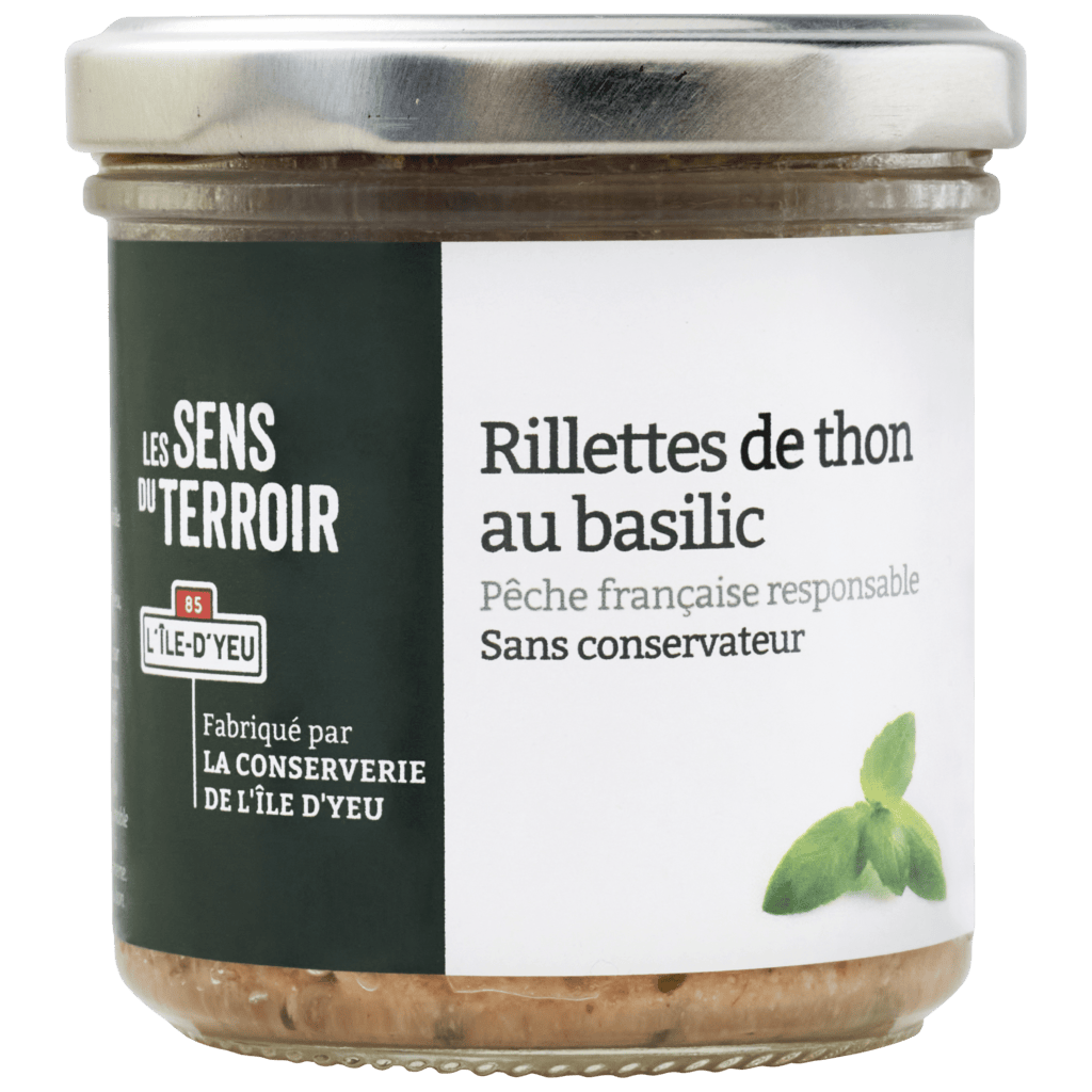 Rillettes de thon au basilic - Les Sens du Terroir