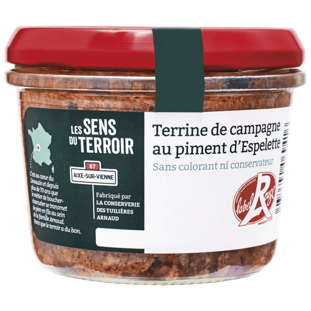 Terrine au piment d'Espelette Label Rouge - Les Sens du Terroir