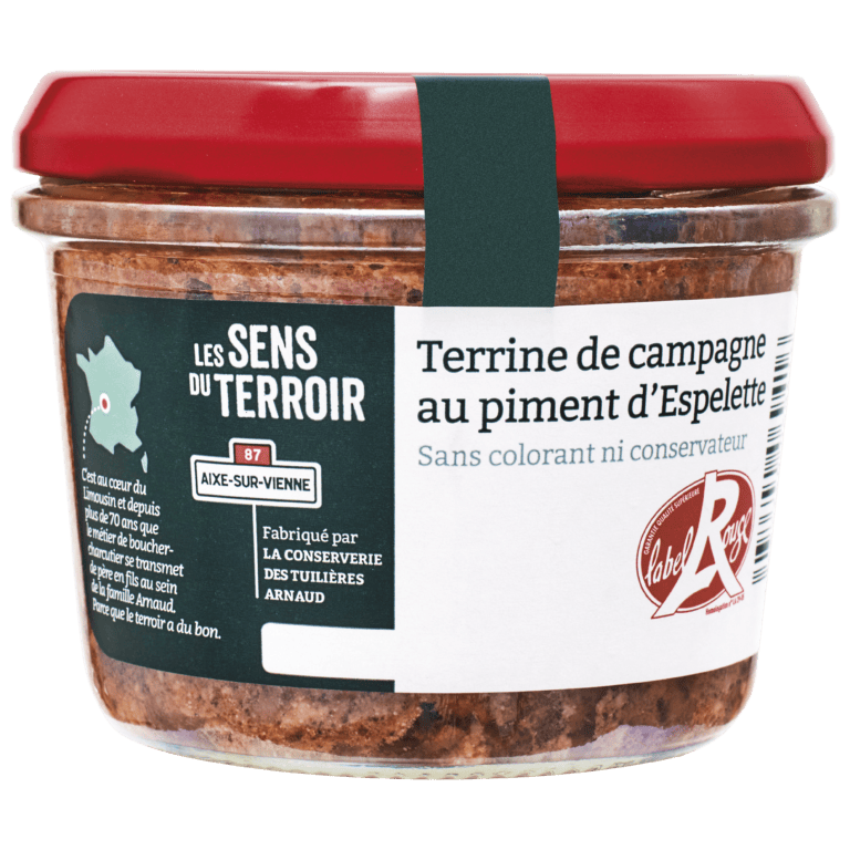 Terrine au piment d'Espelette Label Rouge