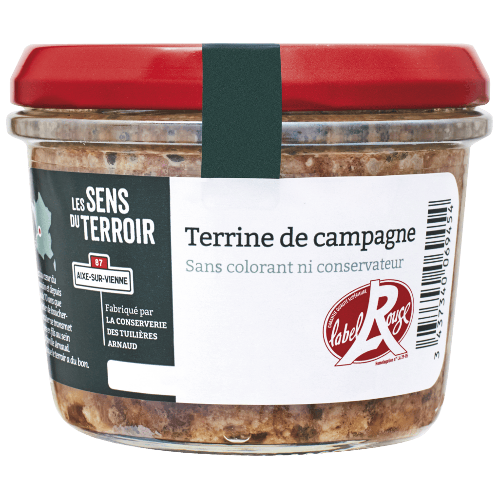 Terrine de campagne Label Rouge - Les Sens du Terroir