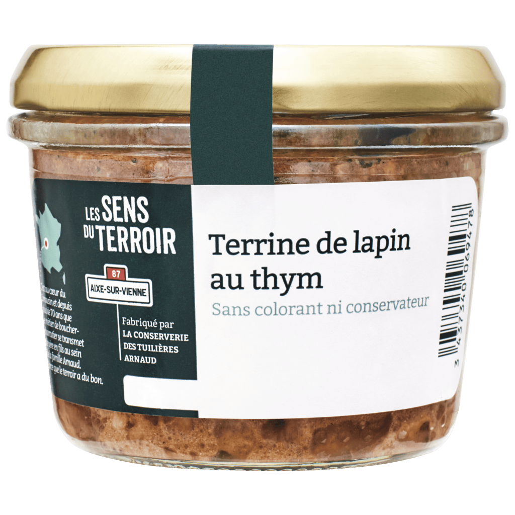 Terrine de lapin au thym - Les Sens du Terroir