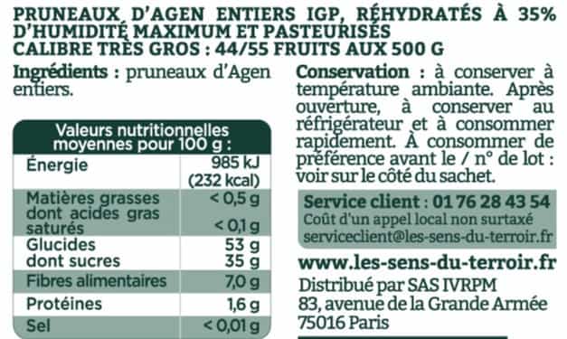 Pruneaux d'Agen entiers IGP - Les Sens du Terroir