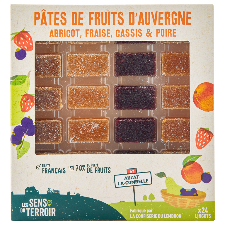 Pâtes de fruits<br>d’Auvergne